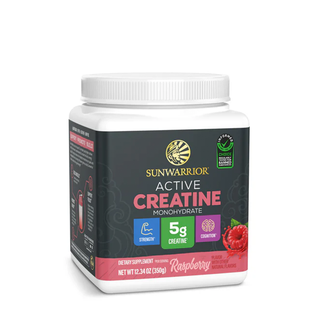 Sunwarrior Active Creatine - Raspberry (350g) 8760067588335 – Sunshine ...