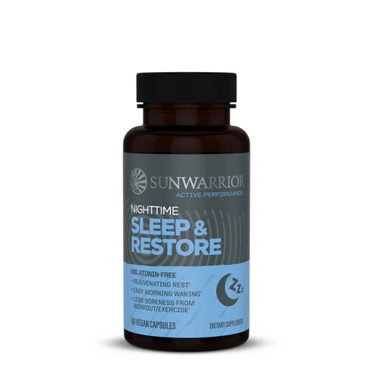 Sunwarrior Active Sleep and Restore Capsules (60 Vegan Capsules)