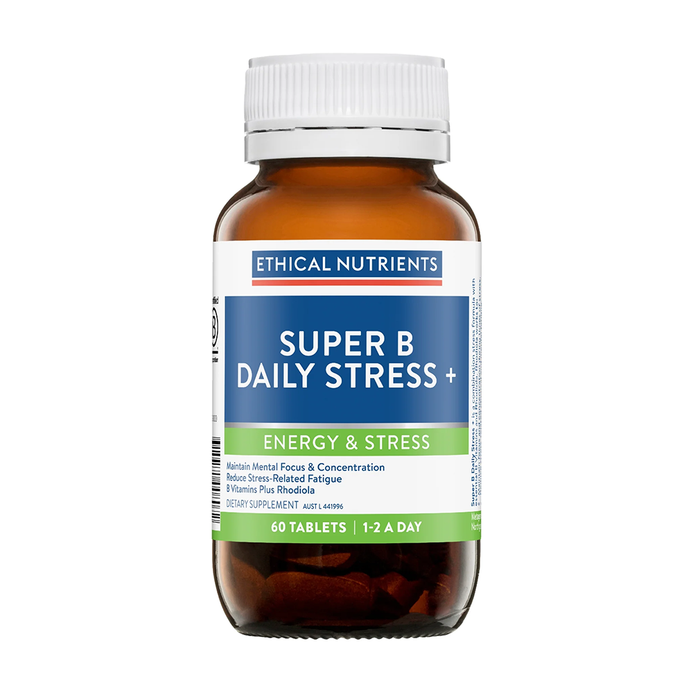 Ethical Nutrients Super B Daily Stress + (60 Tablets)