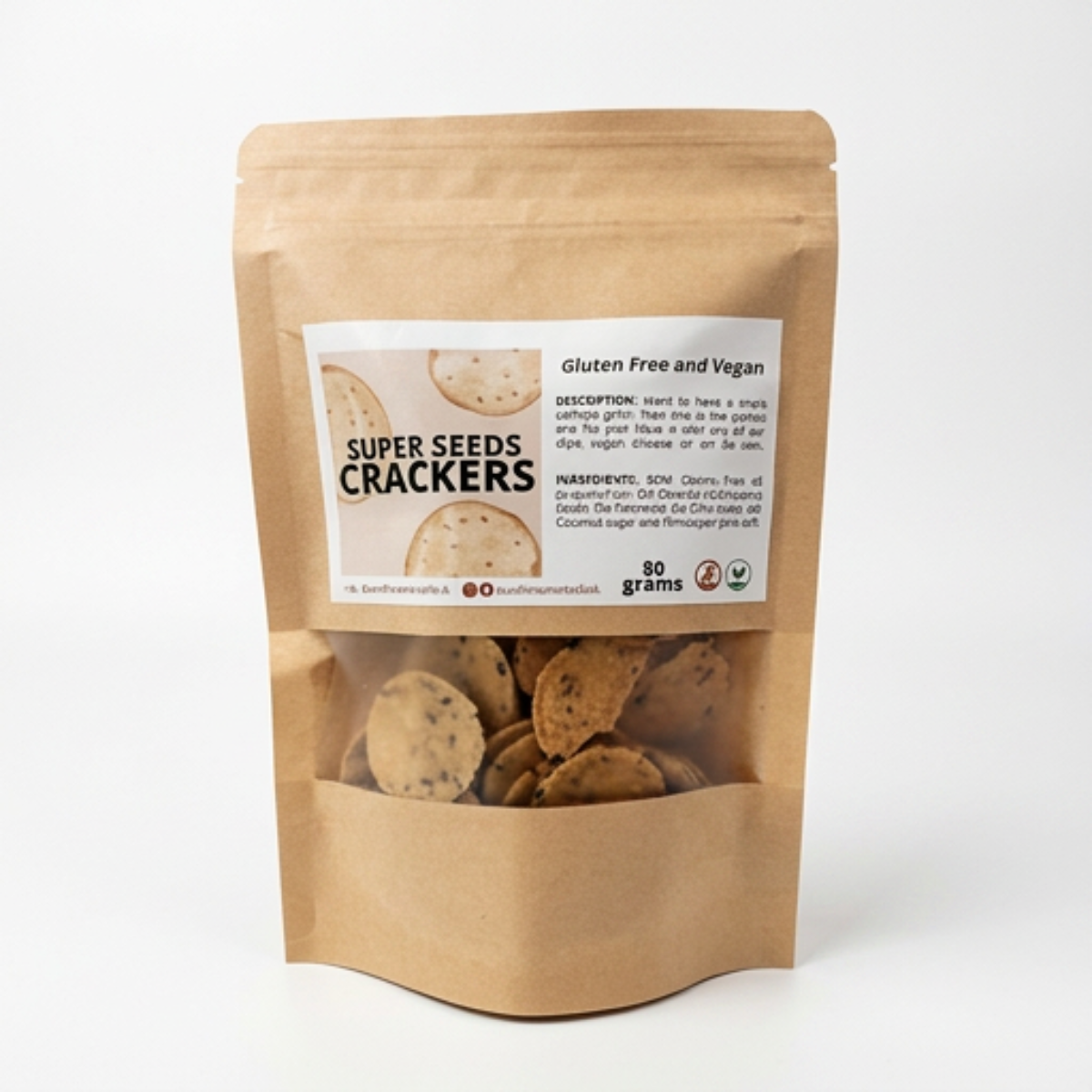 Sunshine Market Super Seeds Crackers (80g)