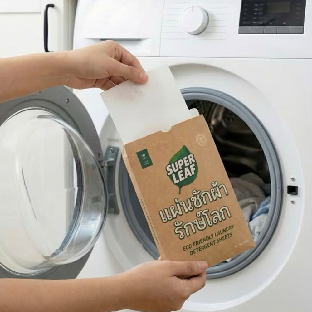 Super Leaf Eco friendly Laundry Detergent Sheets (30 Sheets)