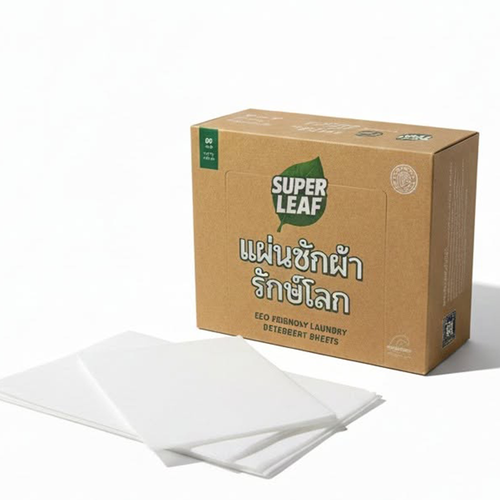 Super Leaf Eco friendly Laundry Detergent Sheets (60 Sheets)