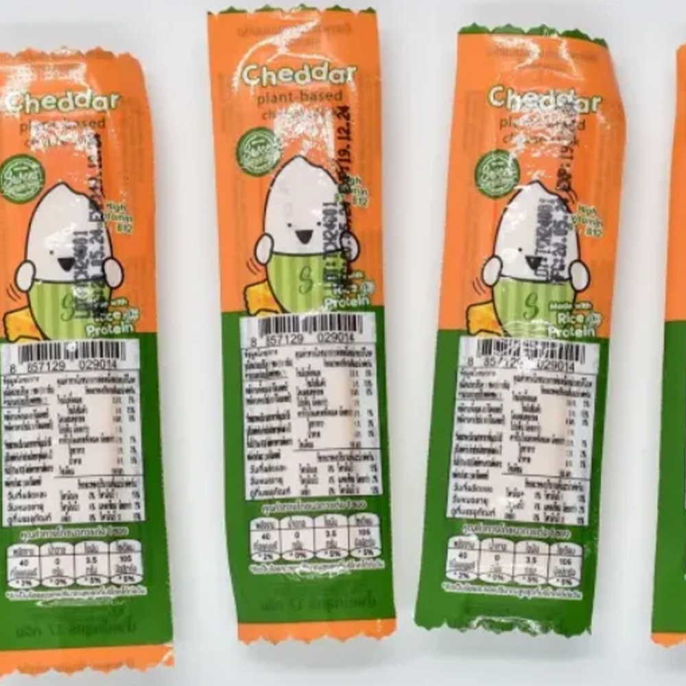 Swees Vegan Cheese Stick – Cheddar Flavor 10 Sticks (170g)