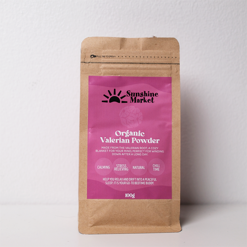 .Sunshine Market Organic Valerian Powder (100g)