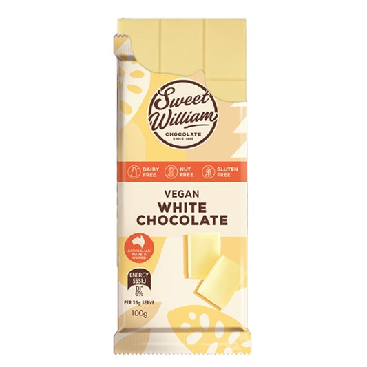 Sweet William Vegan White Chocolate (100g)