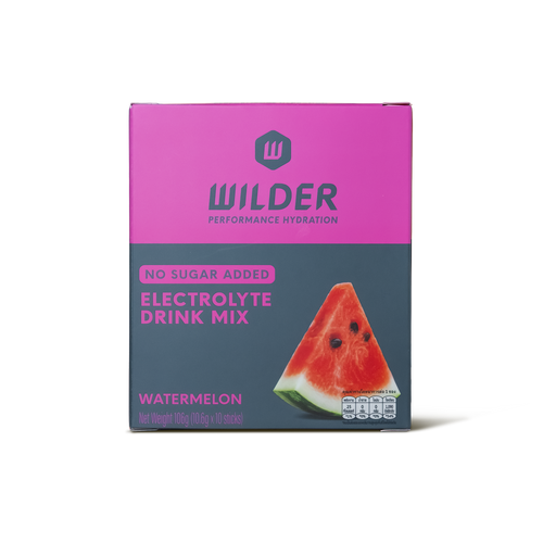 Wilder - Watermelon / Electrolytes - Fast Hydration, Zero Sugar (10-Pack)