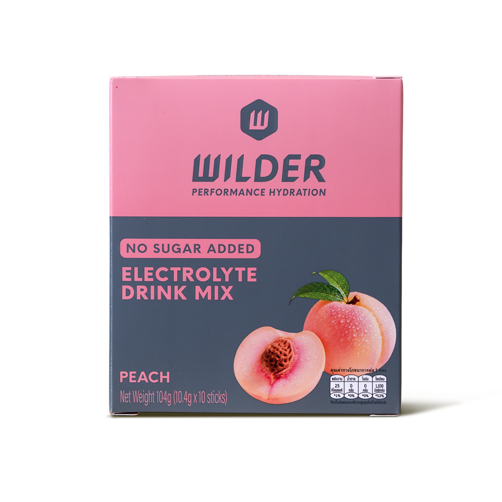 Wilder - Peach / Electrolytes - Fast Hydration, Zero Sugar (10-Pack)