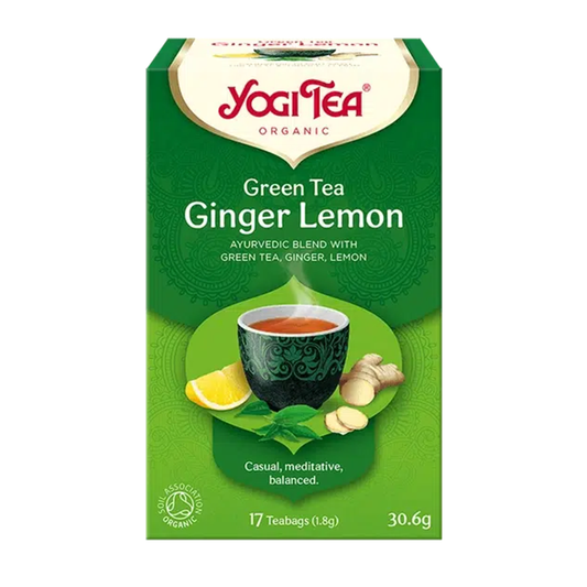 Yogi Tea Organic Green Tea Ginger Lemon