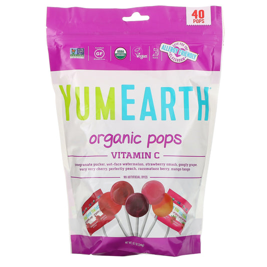 Yum earth Organic Pops Vitamin C